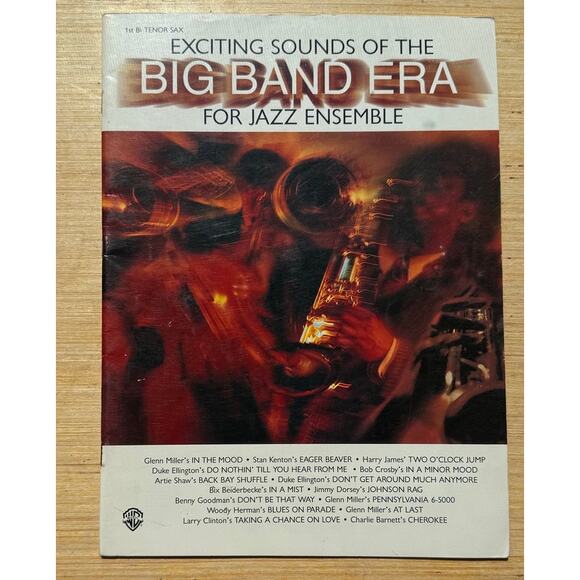 Lot of 2 Big Band Era for Jazz Ensemble Music Books B Flat Tenor Sax - Picture 4 of 5